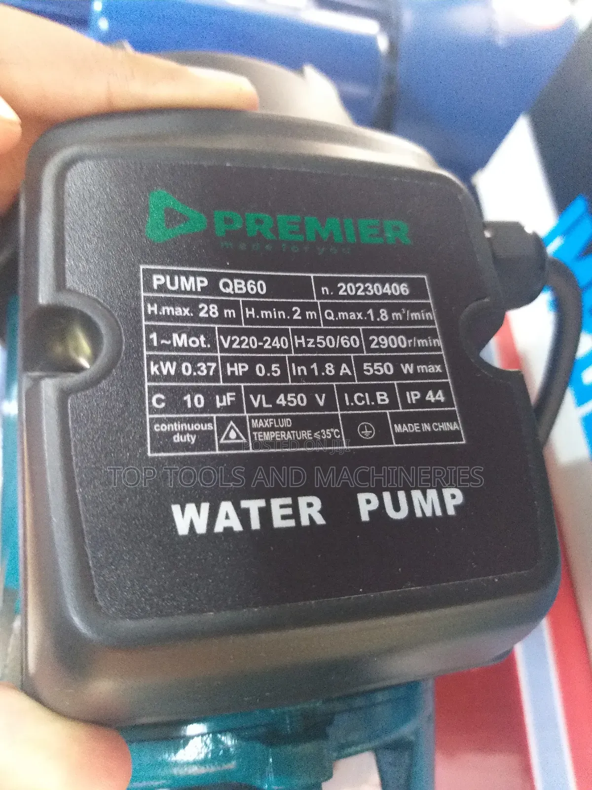Premier Qb60 0.5hp 0.37kw Booster Pump