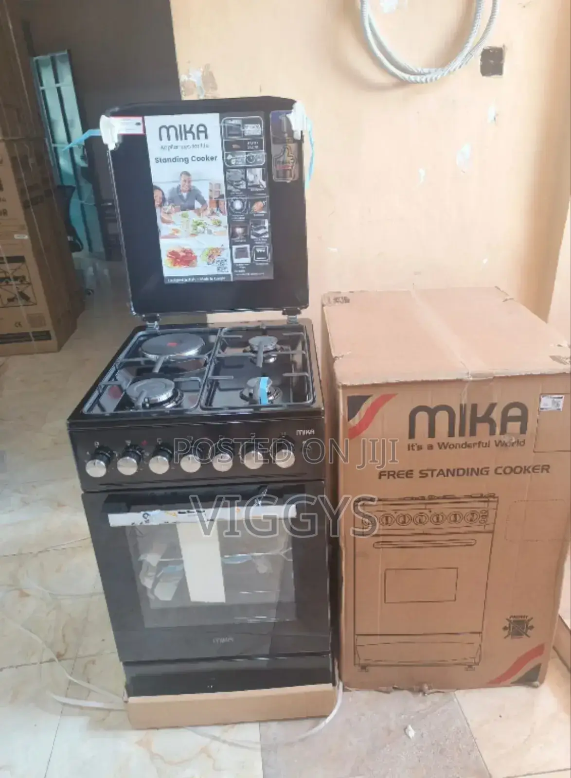 Designed Mika 50*60 3+1 Cooker With Electric Oven