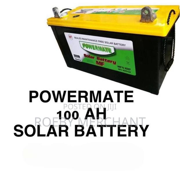 Powermate 100ah Solar Battery Lead -Acid - main view