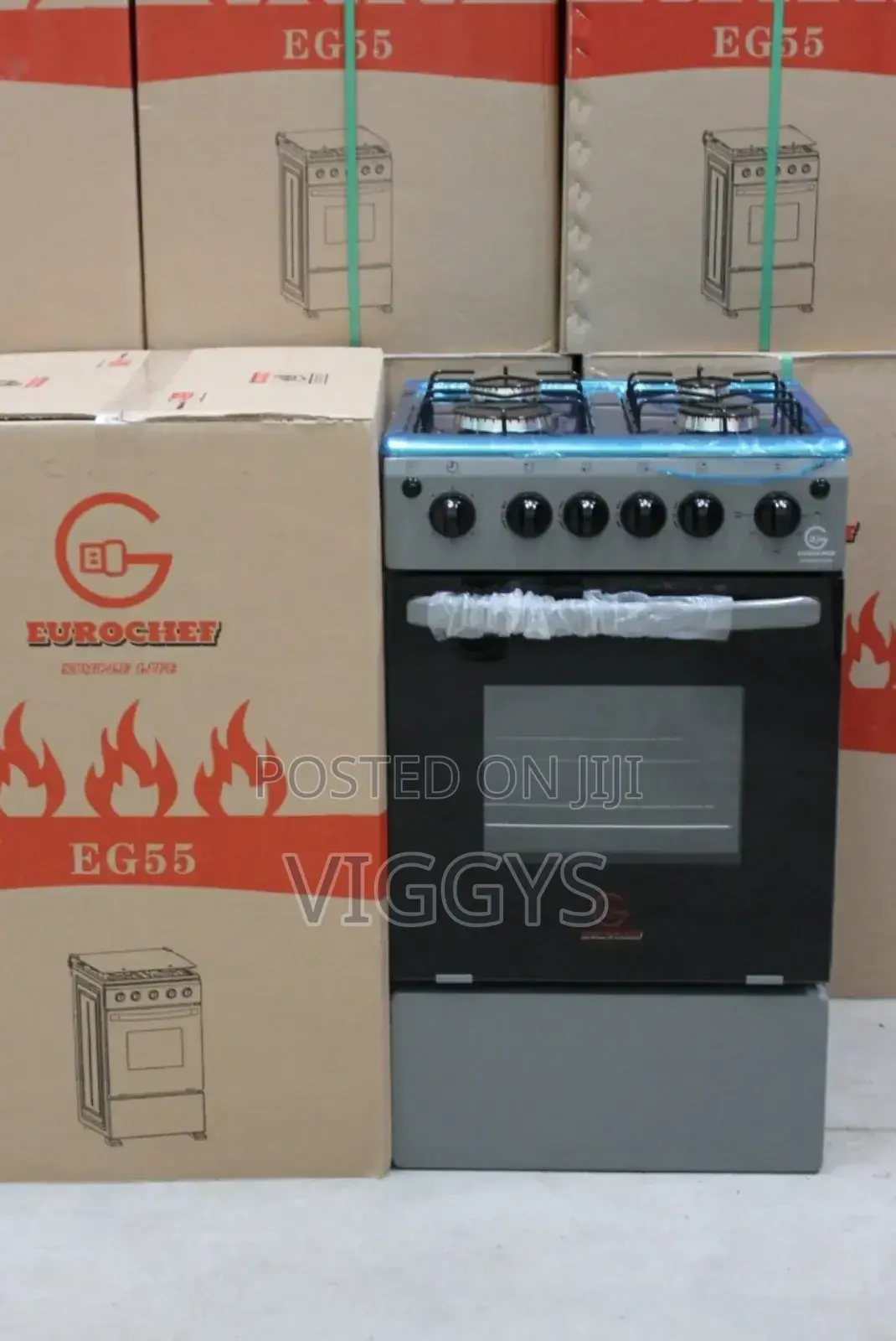 Affordable Eurochef Full Gas With Electric Oven Cooker EG55