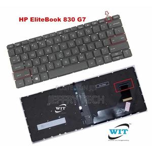 Backlit US Keyboard for HP Elitebook 830 G7 830 G8 835 G7 - thumbnail 2