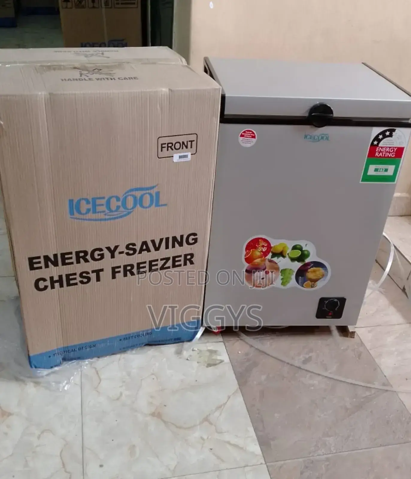 Quality Affordable Cool Icecool 109 Litres Freezer FIC6