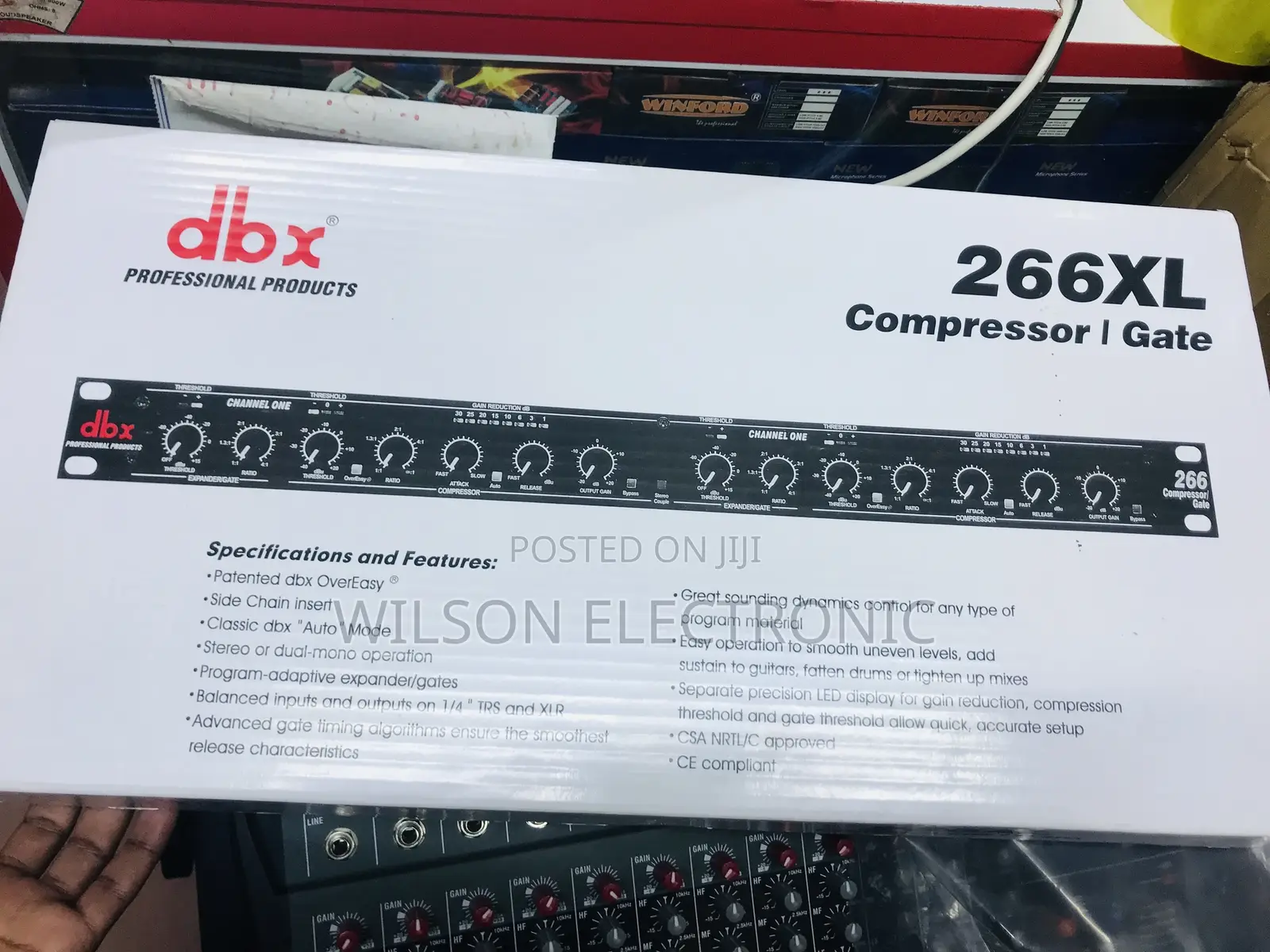 DBX Professional Compressor/ Gate 266XL