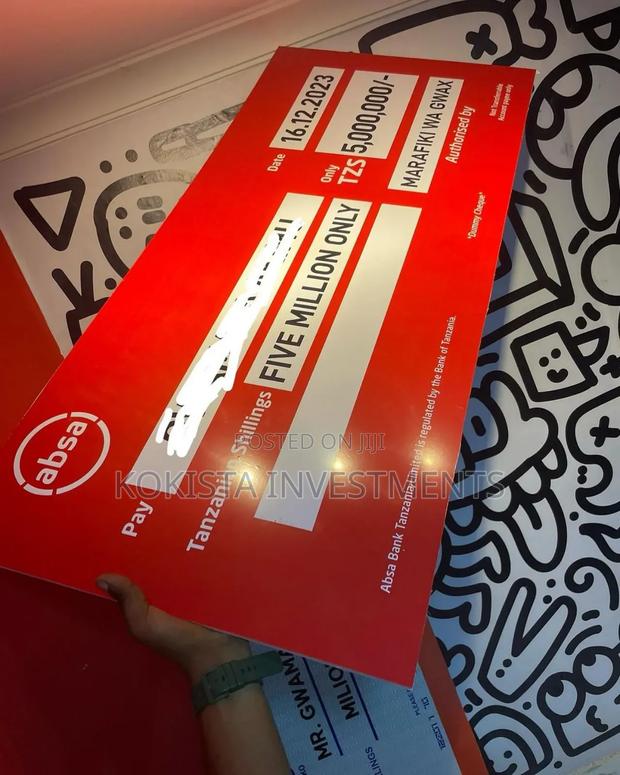 Printed Dummy Cheque - main view