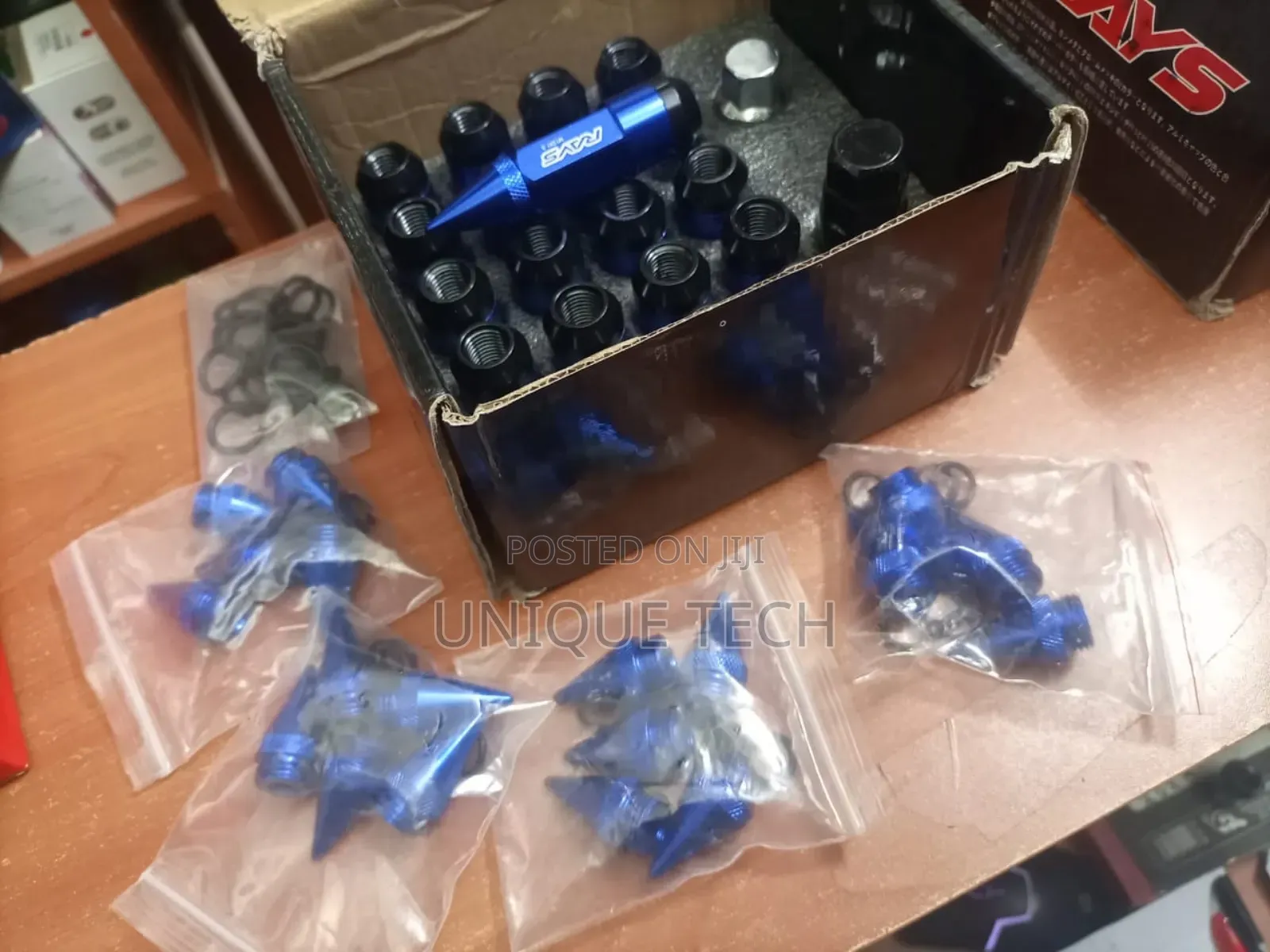 Wheel Nut Set for Toyota , Mazda, Ford,Honda _ Blue Colour