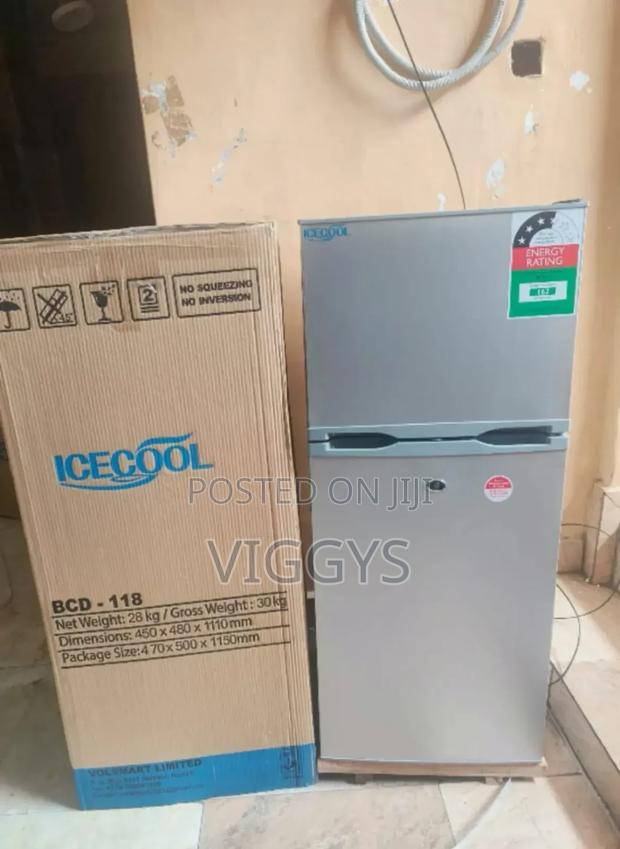 New Icecool 118 Litres Double Door Refrigerator CRD-L