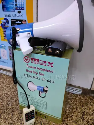 Megaphone.50 Watts Megaphone With a Rechargeable Battery.
