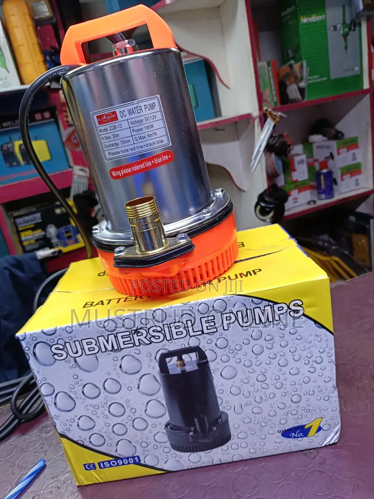 20m Head,12v Submersible Pump