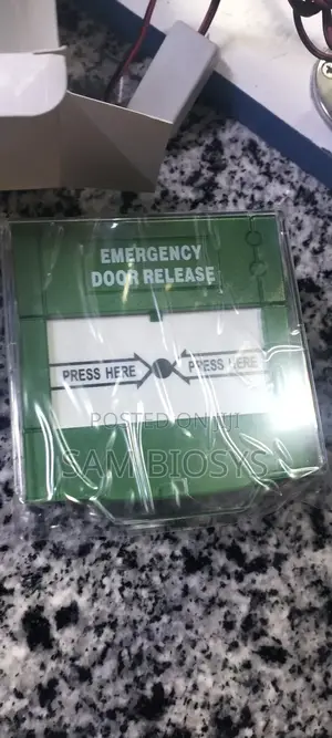Resettable Green Emergency Break Glass