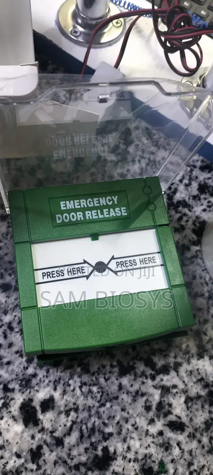 Resettable Green Emergency Break Glass