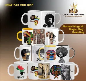 Normal and Magic Mugs Branding