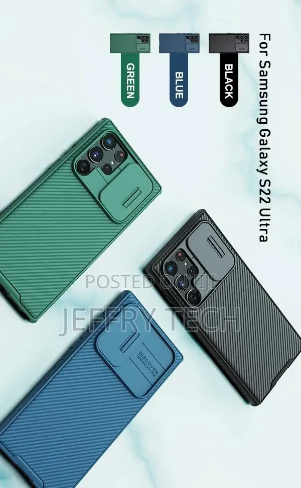 Nillkin Samsung Galaxy S22 Ultra Camshield Pro Case