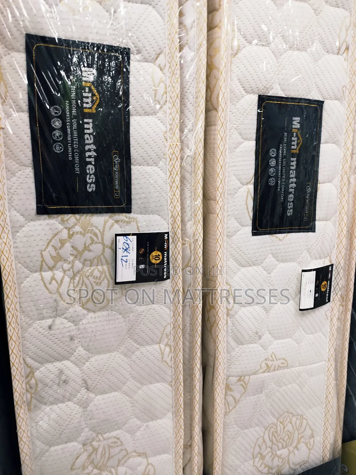 5by6 12inch Pillowtop Spring Mattresses.