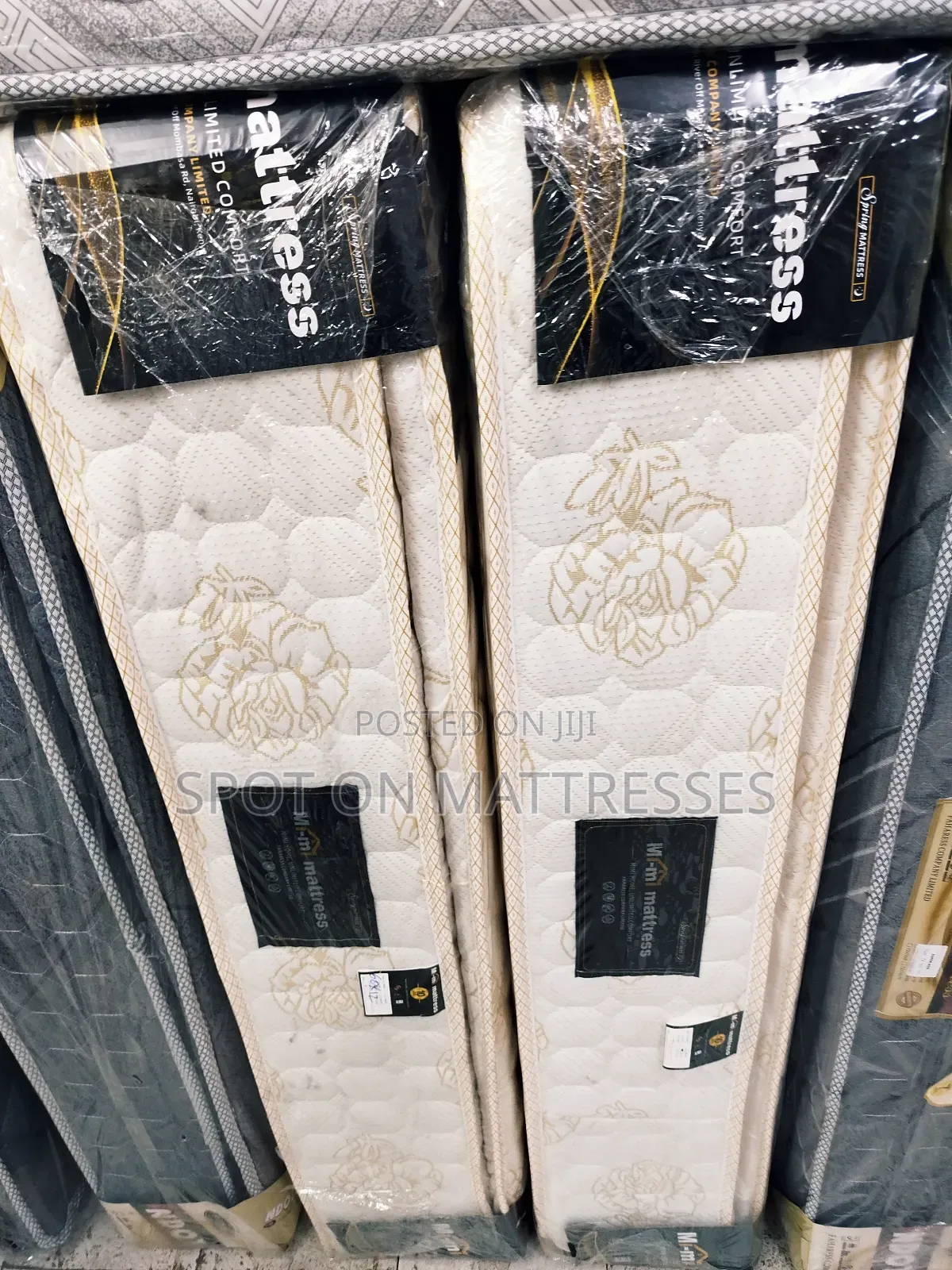 5by6 12inch Pillowtop Spring Mattresses + Free Delivery.