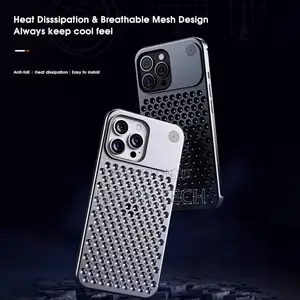 iPhone 15 Pro Max Case, Metal Case Anti-Fall Heat Dissipatio