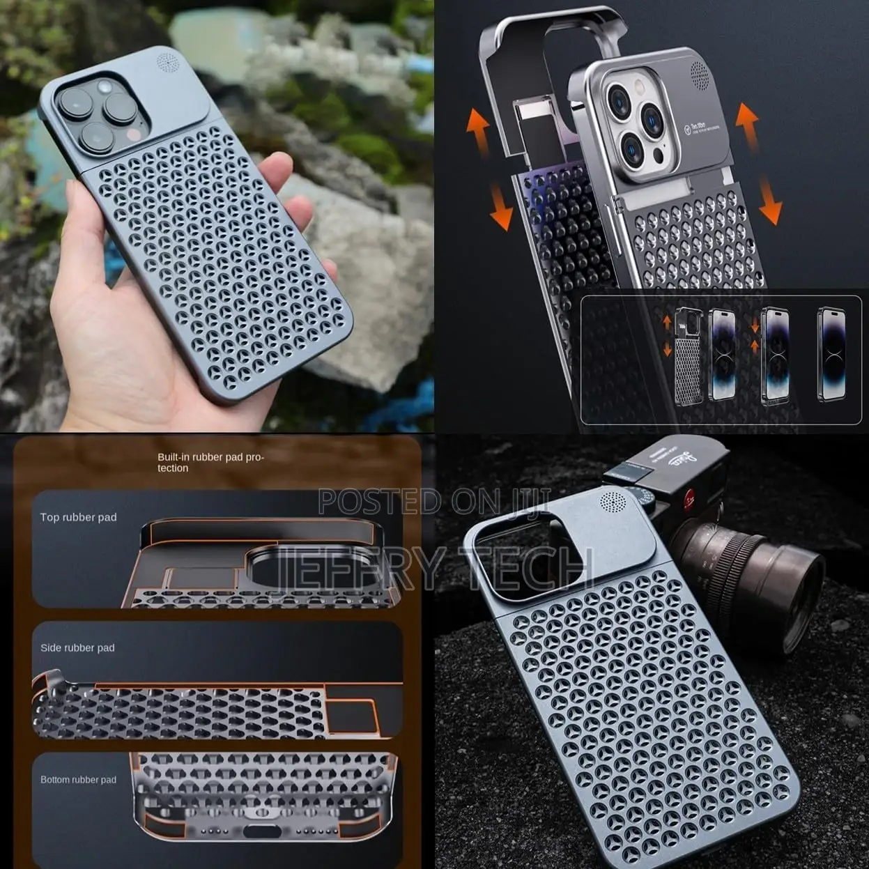 iPhone 15 Pro/Pro Max Metal Case [Aviation Aluminum Alloy]