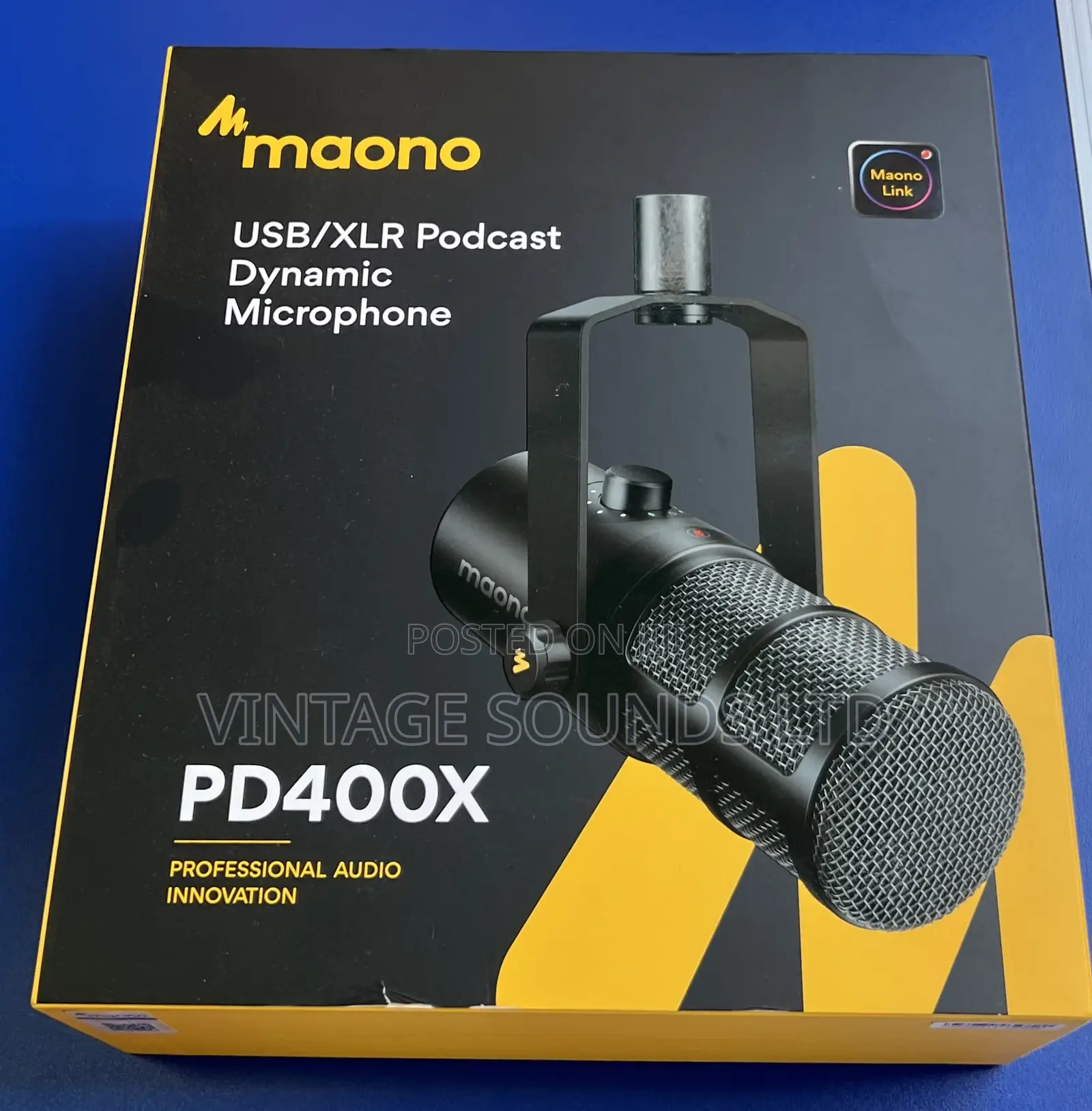 MAONO XLR/USB Dynamic Microphone, RGB Podcast Mic
