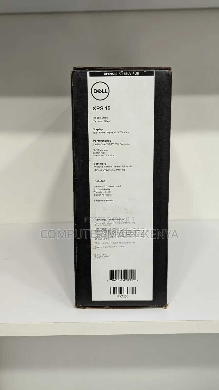 New Laptop Dell XPS 15 9530 16GB Intel Core I7 SSD 512GB