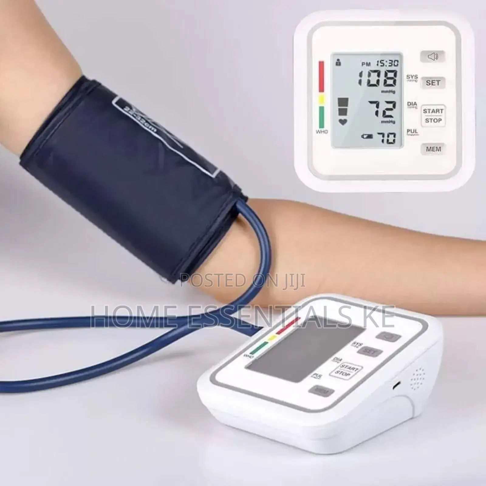 Automatic Wrist Watch Blood Pressure Monitor-Type C Cable*