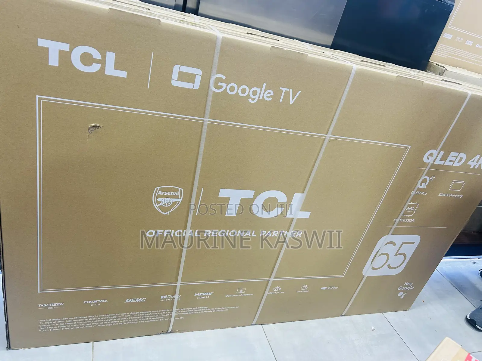 TCL 65 Inch Qled Pro 65c655 Ultra Hd Google Tv