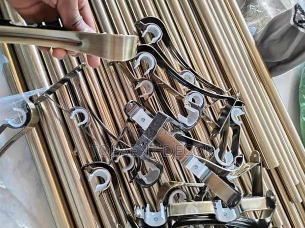 Juakali Curtain Rods and Brackets - main view