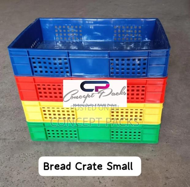 Small Size Bread Storage / Grocery Crates.