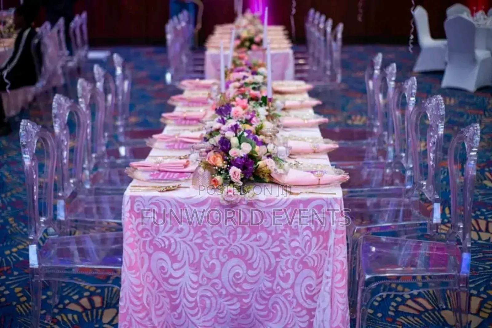 Events Planning/Events Rentals for Hire.