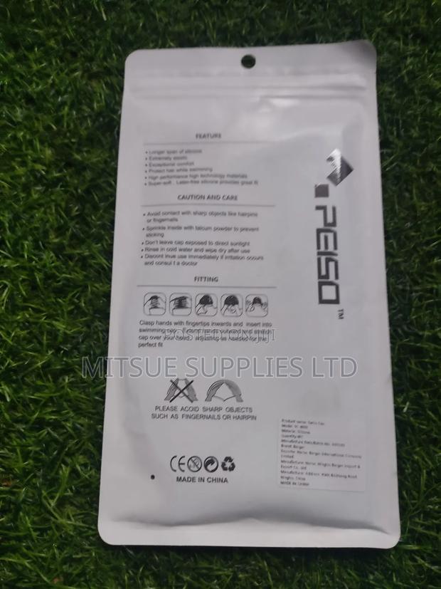 Peiso Swimming Cap Silicon for Braids/Deadlocks Blue - thumbnail 3