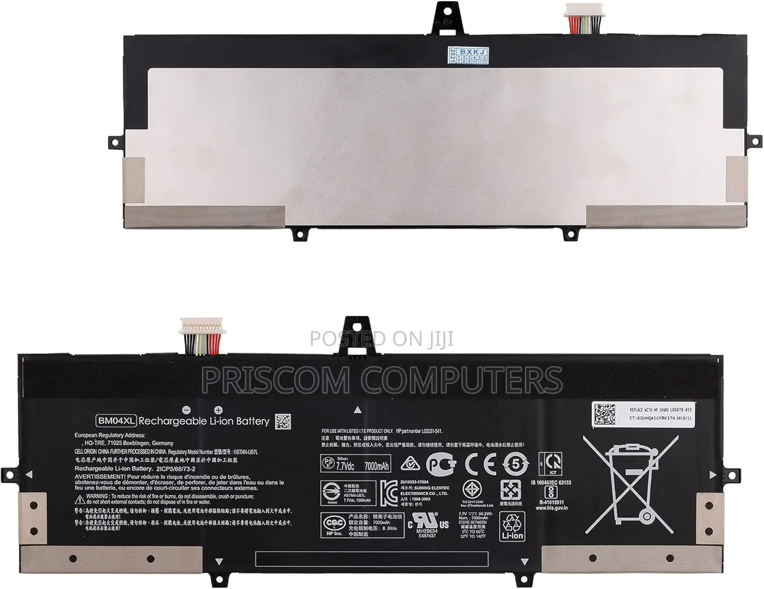Laptop Battery for HP Elitebook X360 1030 G3 1030 G4 BMO4XL