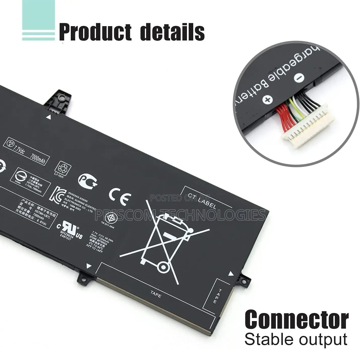 Laptop Battery for HP Elitebook X360 1030 G3 1030 G4 BM04XL