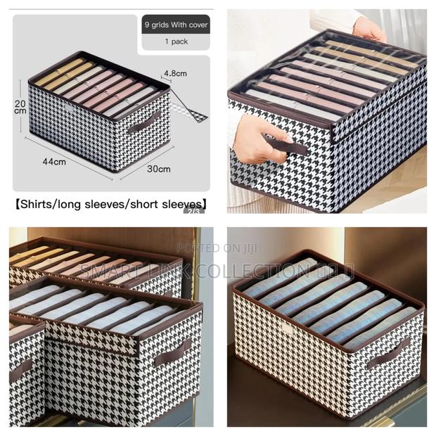 *9 Cells/Grid Trousers/Long Sleeve Shirts Organiser 
