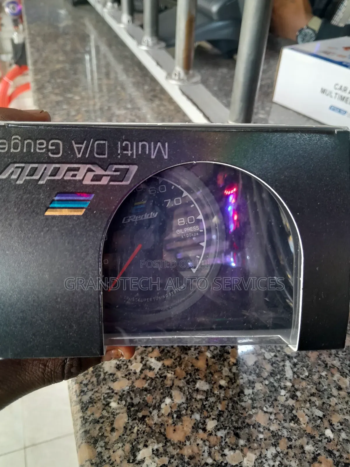 Greddy Oil Pressure Gauge . -'