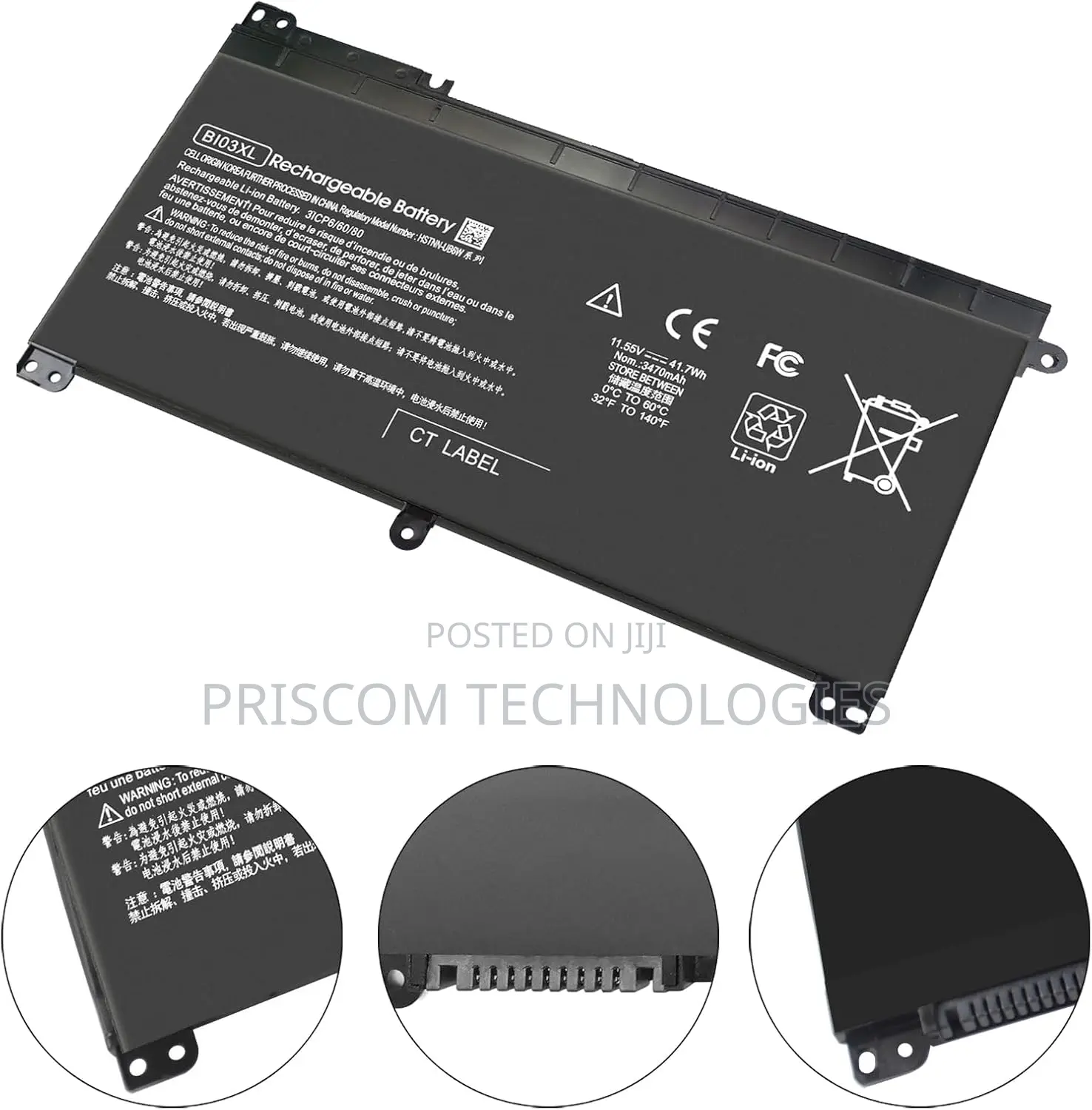 BI03XL ON03XL Battery for HP Laptop Pavilion X360 M3-U