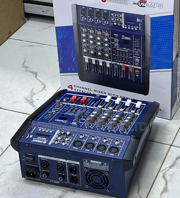 Max Powered Mixer Pmx4usb Bluetooth - thumbnail 2