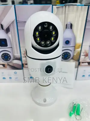 Wifi Ptz Bulb Spy Camera, 360 Panoramic View