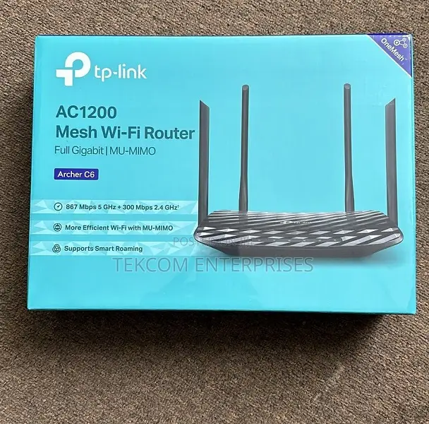 Tp-Link Archer C6 AC1200 Wireless MU-MIMO Gigabit Router