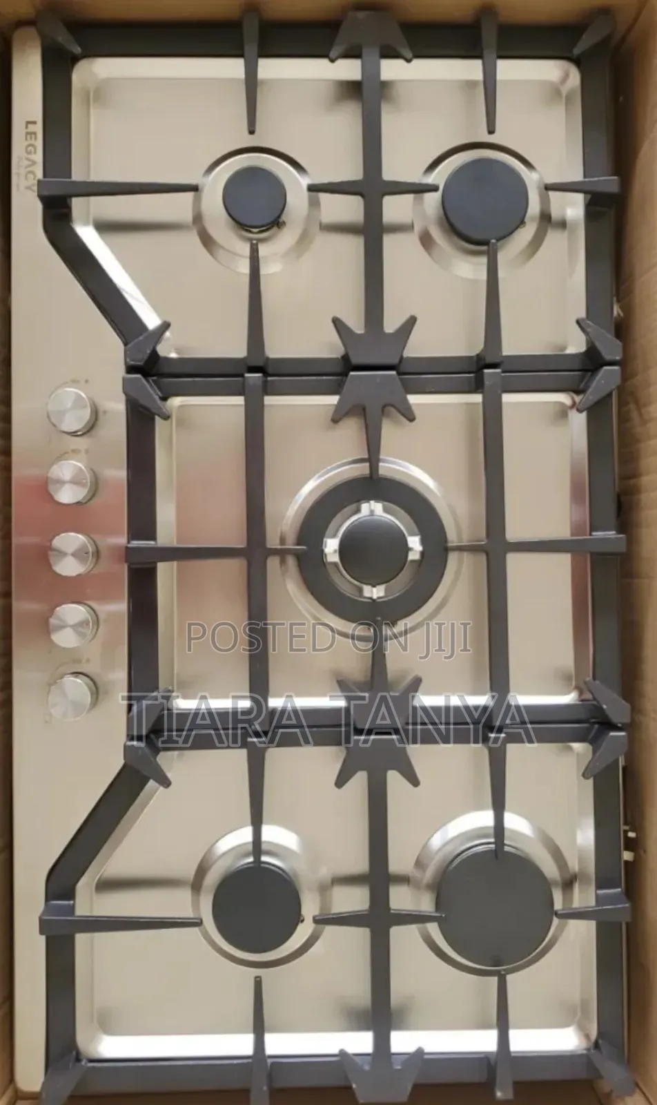 Legacy 5 Gas (1 WOK ) Gas Hob,Stainless 90cm