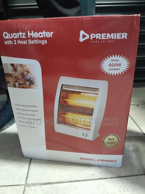 Premier Quartz Portable Electric Room Heater/ Warmer 800w
