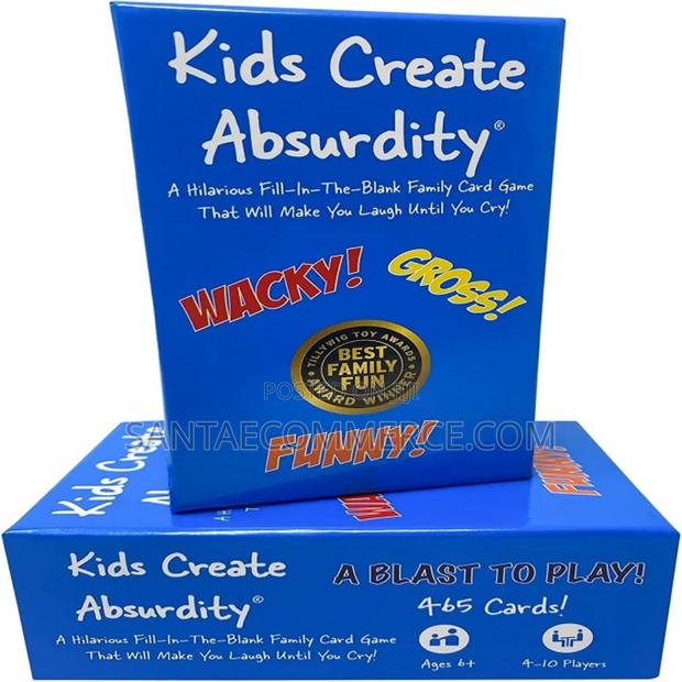 Kids Create Absurdity Hilarious Card Game - main view