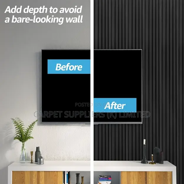Fluted Panles (Black )