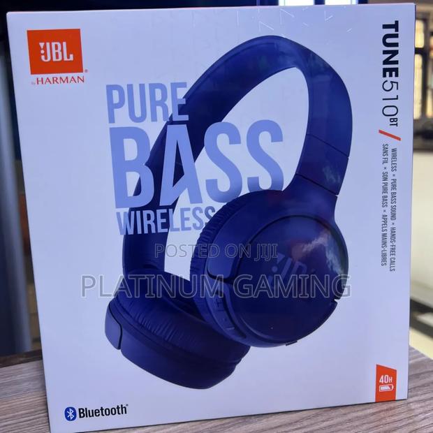 Blue JBL Tune 510bt - main view