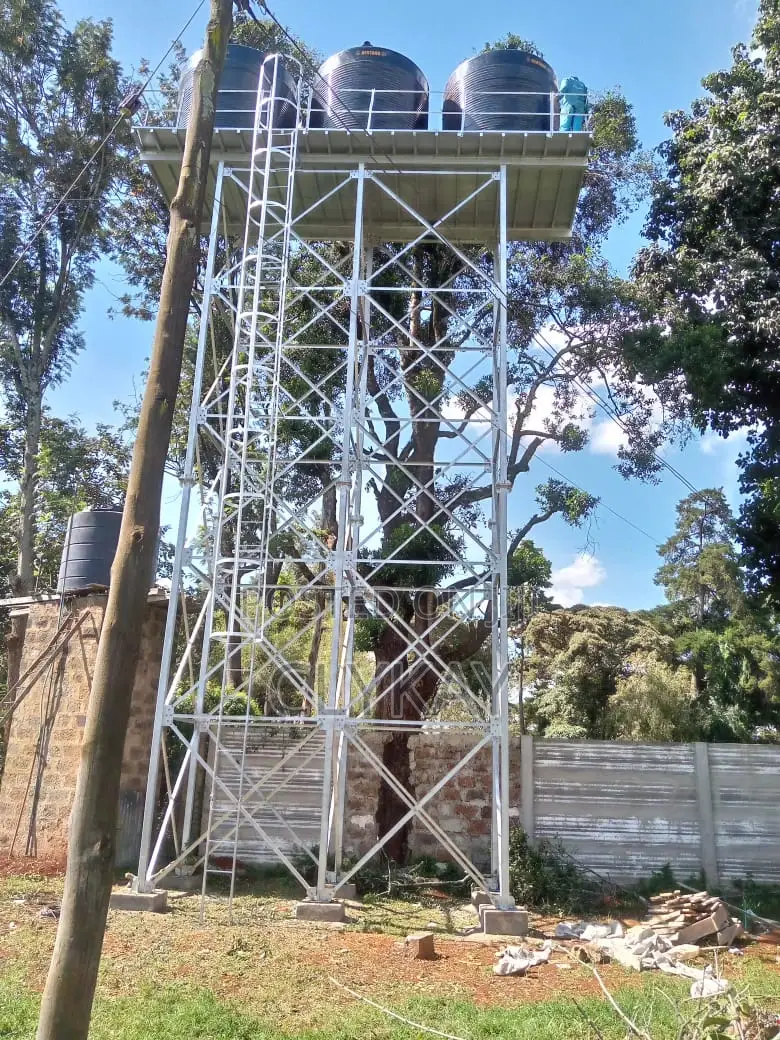 Complete Steel Water Tower