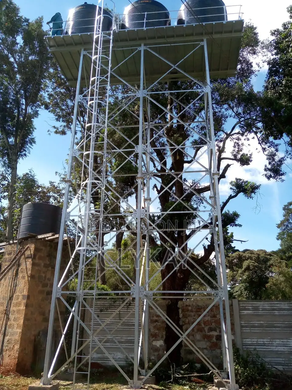 Complete Steel Water Tower
