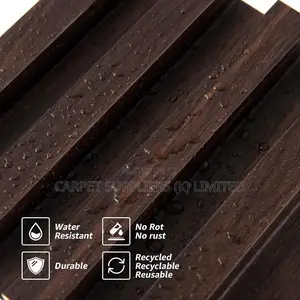 Brown Fluted Panels