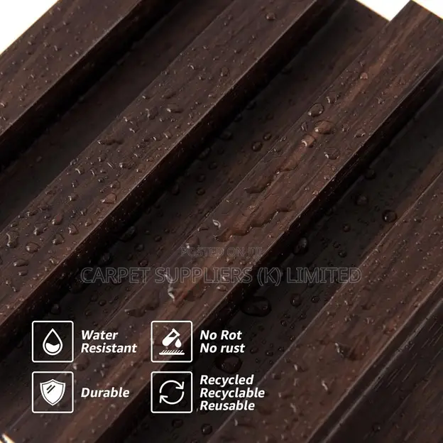 Brown Fluted Panels