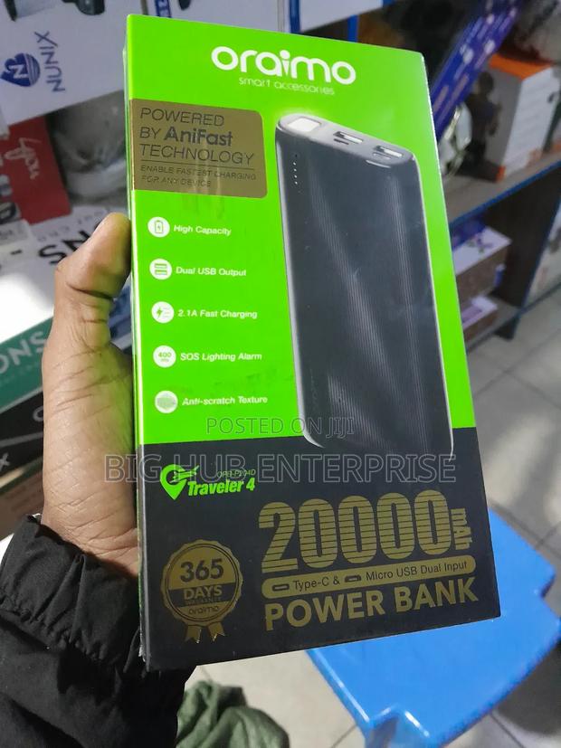Oraimo Traveller 4 20000mah Power Bank - thumbnail 2