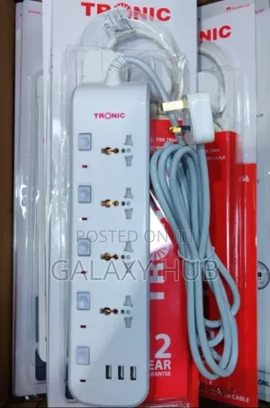 Tronic Extension 4way With 3 Usb Ports