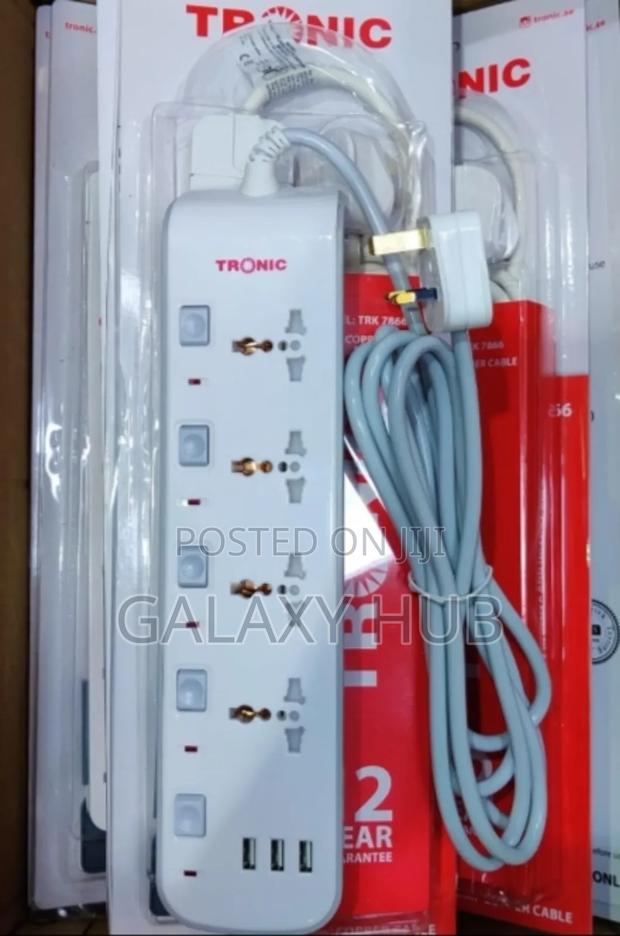 Tronic Extension 4way With 3 Usb Ports