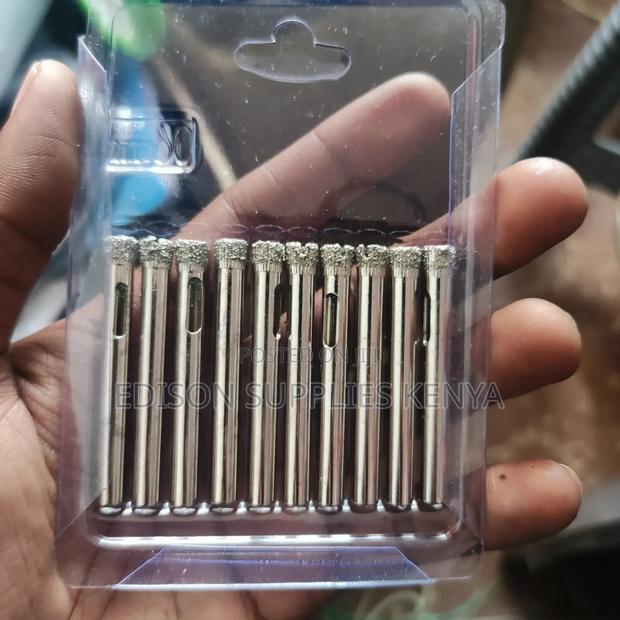 Diamond Glass Drill Bit SET 6mm Diamond Hole Saw, Drill Bits - thumbnail 4