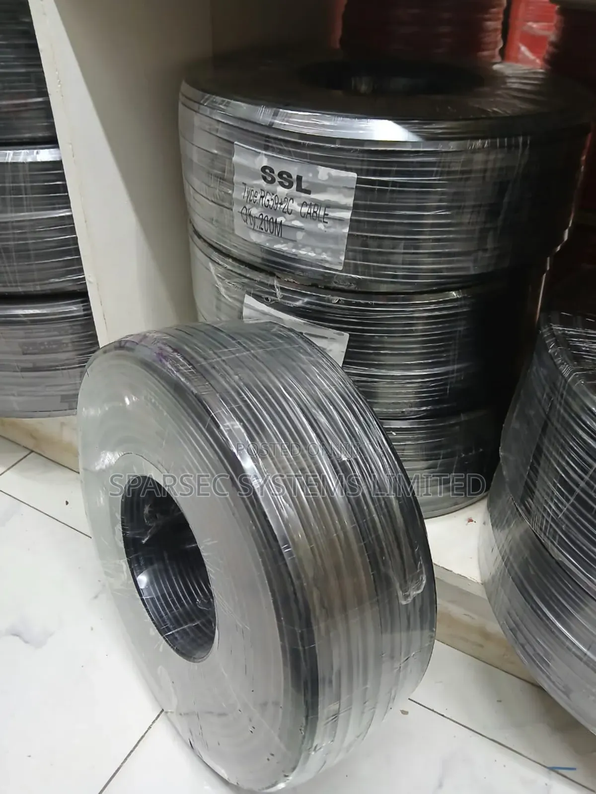 Rg59 Coaxial Cable 200 Metres Use